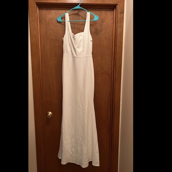 NWT!💞 Lulus Sweetest Thing White Maxi Dress - Size Medium - Picture 4 of 5